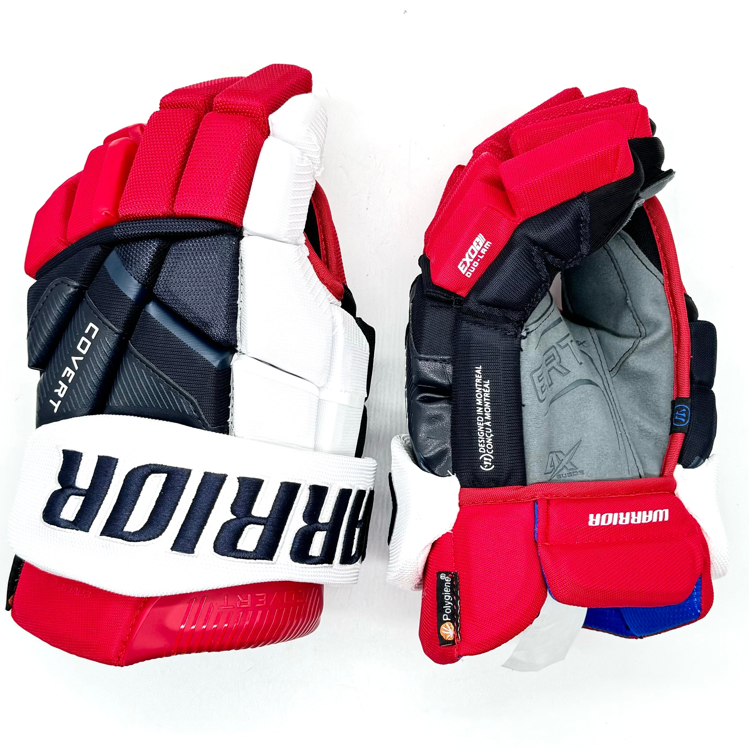 Warrior Covert QR6 - Gant d'équipe - Winnipeg Jets 3rds (bleu marine/rouge/blanc)